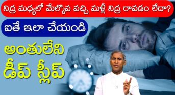 నిద్ర మధ్యలో మెళుకువ వచ్చి మళ్ళీ నిద్ర రావడం లేదా?