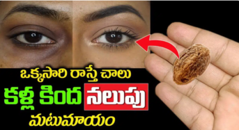 Eyes : ఒక్కసారి రాస్తే చాలు.. కళ్ల కింద నలుపు మటుమాయం…!