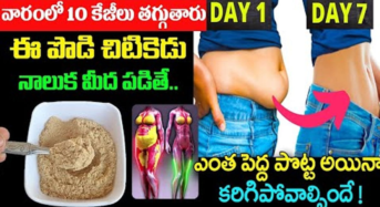 Weight Loss Remedy : ఈ పొడి చిటికెడు నాలుక మీద పడితే చాలు… వారంలో 10 కేజీల బరువు తగ్గుతారు…!