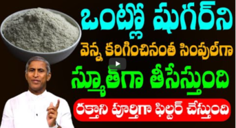 ఒంట్లో షుగర్ ని వెన్నెల కరిగించేంత సింపుల్ గా, స్మూత్ పుల్ గా చేస్తుంది…!