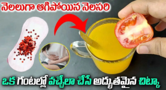 Irregular Periods : ఇది తాగితే నెల రోజులుగా ఆగిపోయిన నెలసరి ఒక గంటలో వస్తుంది..!!